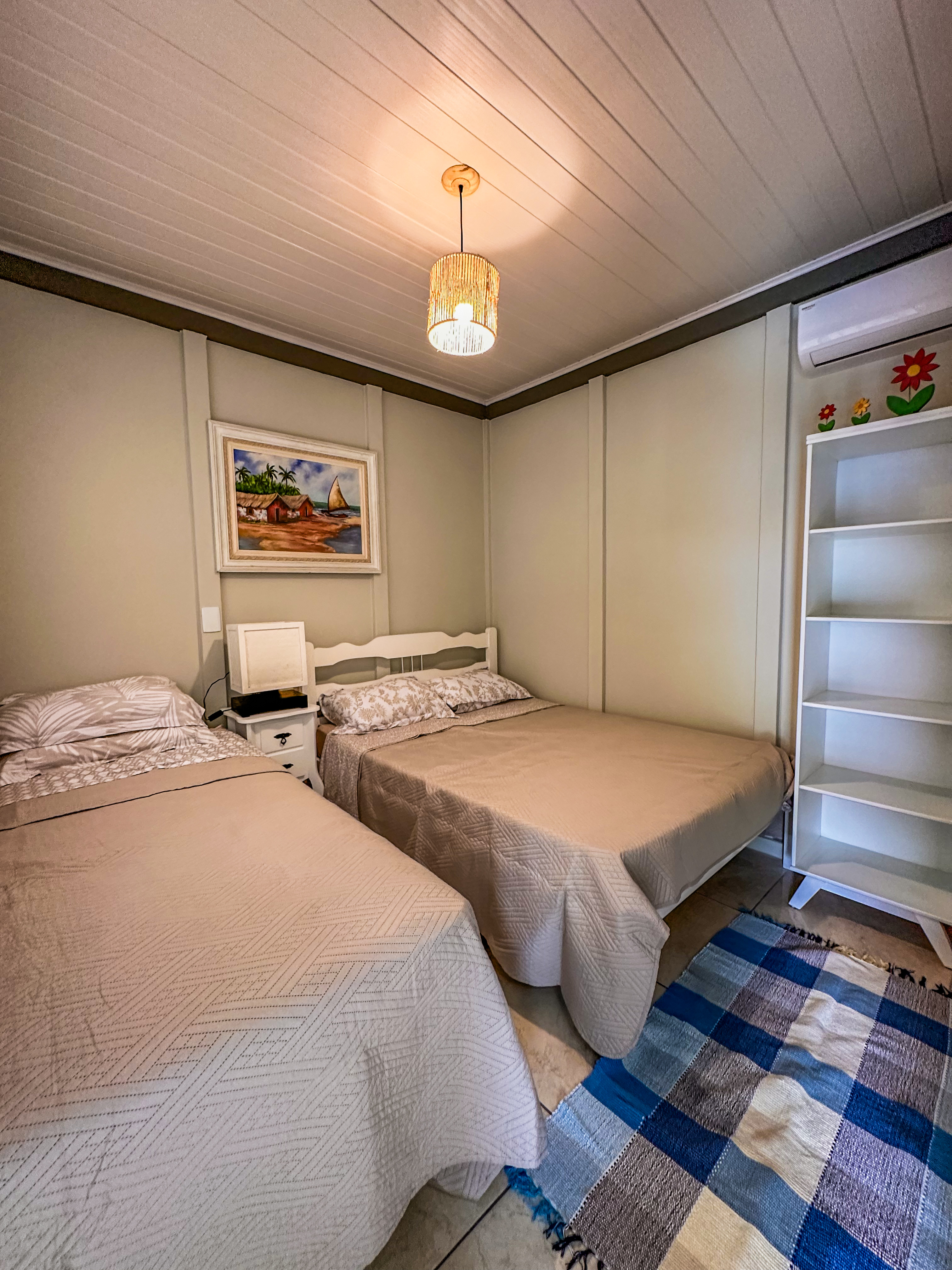 Quarto duplo aconchegante